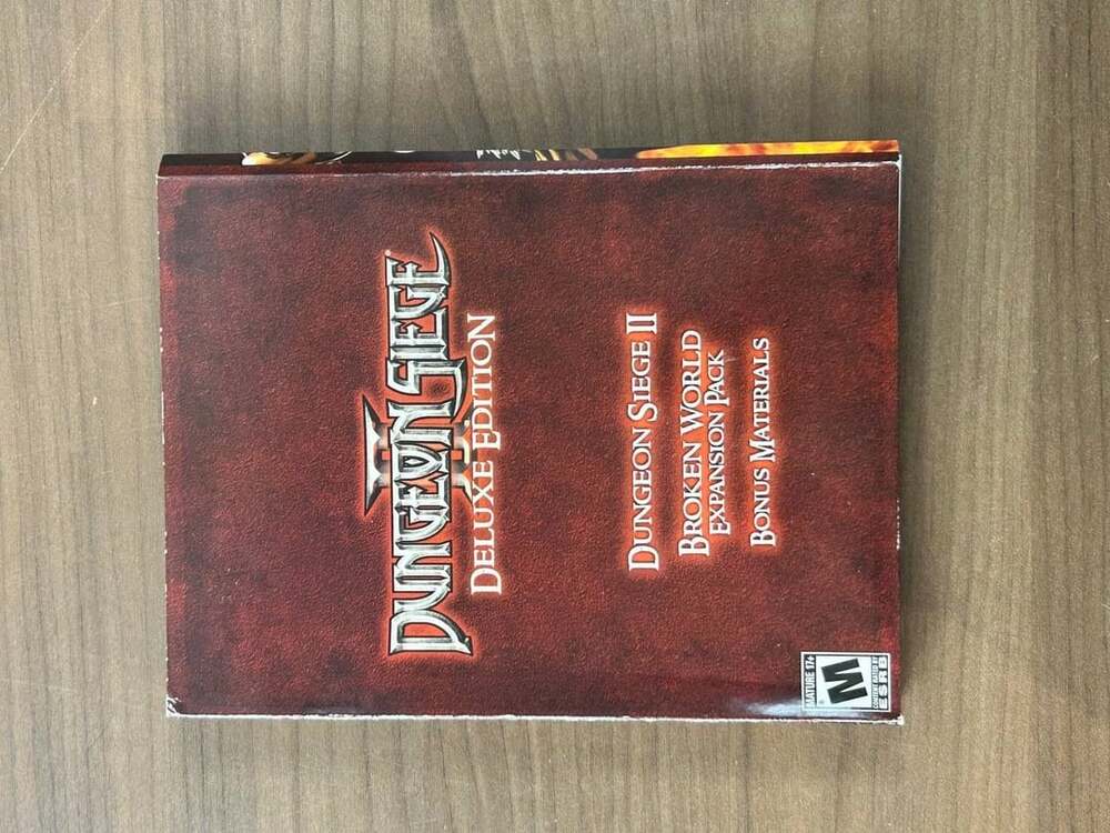 Dungeon Siege II Deluxe Edition PC Bonus Materials Expansion Pack Multi-Disc